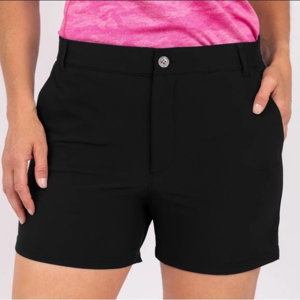 The Limited Black Women's Bermuda Shorts with Front Button